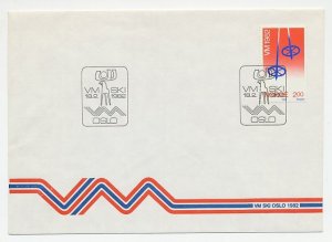 Cover / Postmark Norway 1982 Skiing