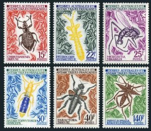 FSAT 46-51, MNH. Mi 71-73, 78-80. Insects 1972. Christiansenia dreuxi, Paractora