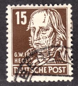 Germany DDR Scott 126  wtmk 297  F to VF CTO.