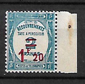 FRANCE STAMPS 1929 , POSTAGE DUE Sc.#J66, MNH