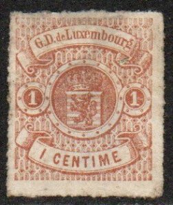 Luxembourg Sc #17 Mint no gum