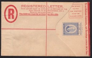 GRENADA GVI 6c small size registered envelope - unused.....................A8616