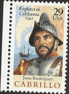 # 2704 MINT NEVER HINGED JUAN RODRIGUEZ CABRILLO