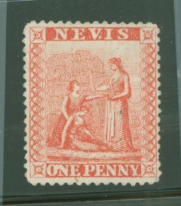 Nevis #14a Unused Single