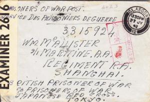 POW Mail, Glasgow, Scotland, 1942, See Remark (C1609)