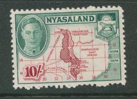 Nyasaland SG 156 MUH