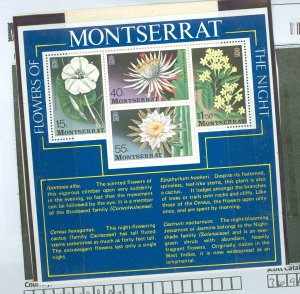 Montserrat #309A  Souvenir Sheet