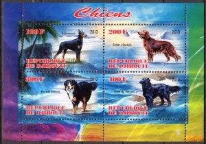 Djibouti 2013 Dogs (2) MNH Privat