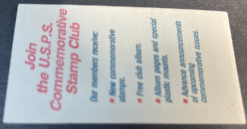 U.S.#  BK154-MINT/NEVER HINGED--COMPLETE BOOKLET/UNEXPLODED--1986