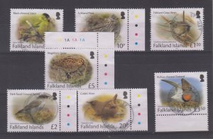 Falkland Islands Fine used selection 5p - £5.00 (7values)