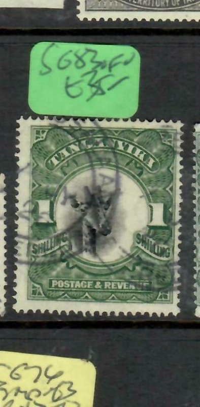 TANGANYIKA  (P2305B)  GIRAFFE  1/-    SG 83       VFU