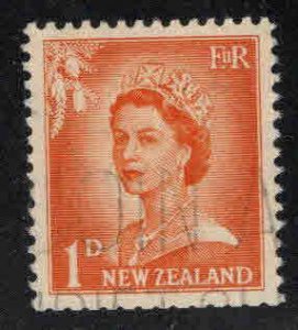 New Zealand Scott 306 used QE2 stamp