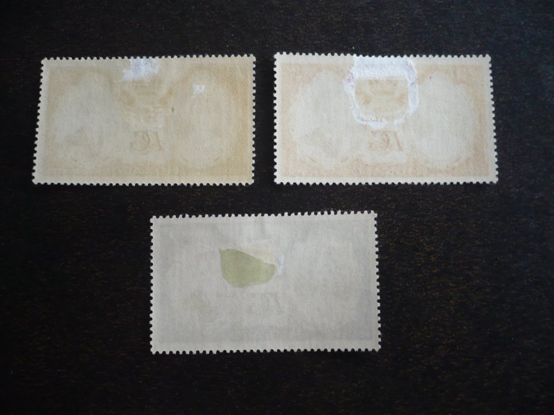 Stamps - Monaco - Scott# 366-368 - Mint Hinged Part Set of 3 Stamps