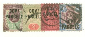 Great Britain #O31-O32/O34-O35 Used