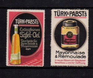German Advertising - Türk & Pabst Condiments - Table Oil, Mayonnaise & Remoulade