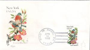#1984 New York Birds - Flowers Andrews FDC