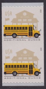 US 5741 School Bus additional ounce rate coil pair MNH 2023