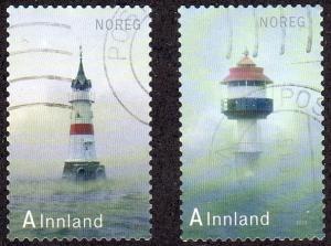 Norway 1681-82 - Used - (A Innland) Lighthouses (2012) (cv $6.50)