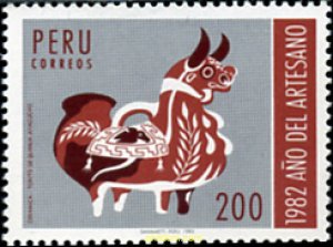 351311 MNH PERU 1982 AÑO DEL ARTESANO