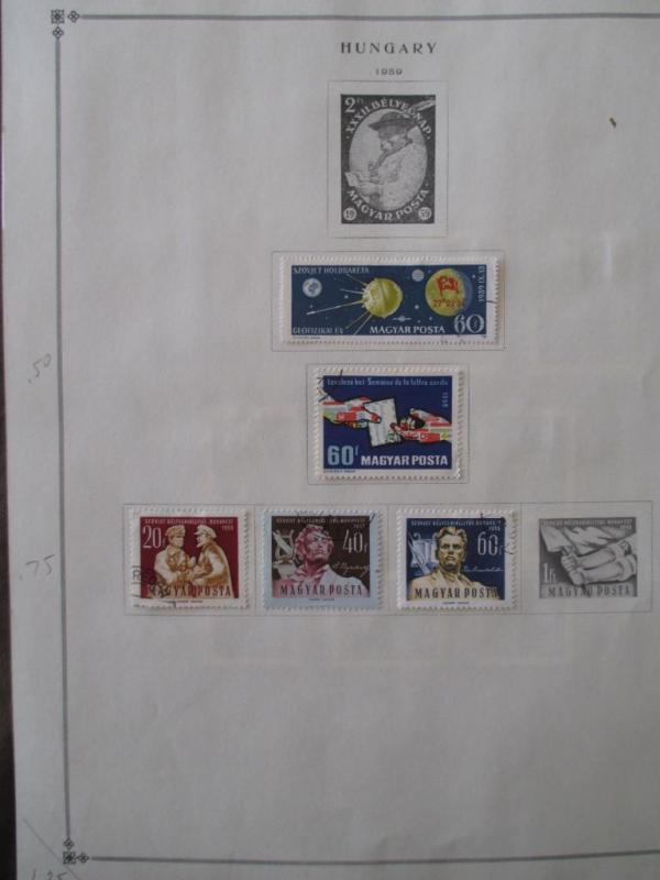 1955 To 1959 Hungary On Scott Pages - Some In Clear Mounts - Loaded... (R30)