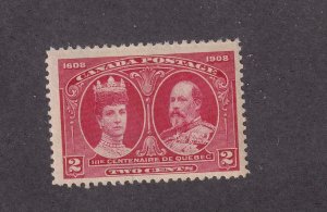 CANADA # 98 FVF-MLH 2cts QUEBEC TERCENTENARY CAT VALUE $32.540