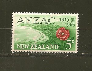 New Zealand SC#369 ANZAC 1965 Mint Never Hinged