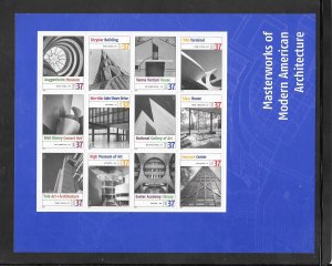 #3910 MNH Sheet Modern American Architecture