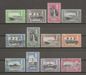 ST LUCIA 1936 SG 113/24 USED Cat £130