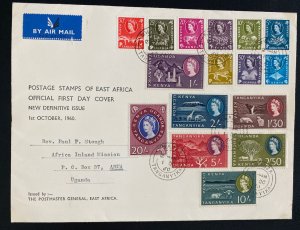 1960 Mwanza British KUT Tanganyika First Day Cover FDc New Definitive Issue