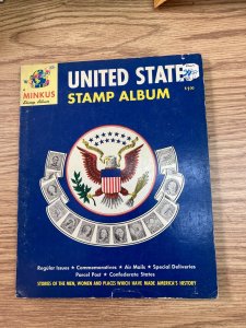 KAPPYSTAMPS  1962 MINKUS UNITED STATES STAMP ALBUM SOFTBOUND UNUSED NO STAMPS