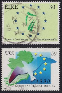 Ireland - 1990 - Scott #763-764 - used - European Community