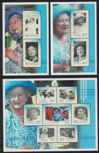 Papua NG Queen Elizabeth the Queen Mother Commemoration 2002 MNH SG#926-MS933