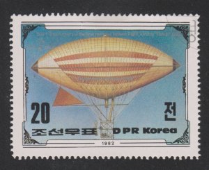 North Korea 2246 Bicentenary of Manned Flight  1982