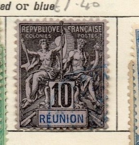 Reunion 1892 Early Issue Fine Used 10c. NW-186768