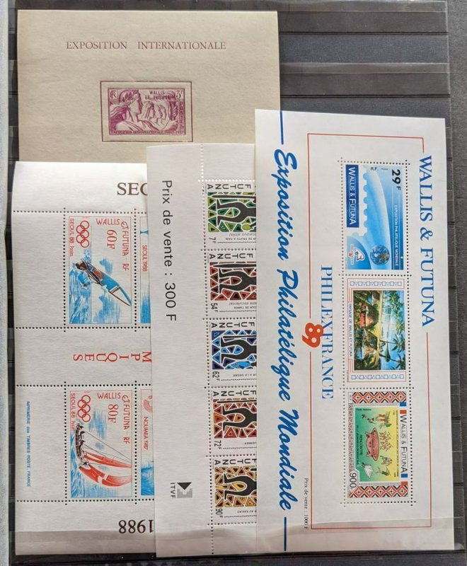 EDW1949SELL : WALLIS & FUTUNA Beautiful collection of ALL DIFF. VF MNH. Cat $853