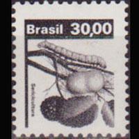 BRAZIL 1982 - Scott# 1669 Silkworm 30cr NH