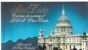 St Lucia #549 Royal Wedding Booklet (MNH) CV$5.50