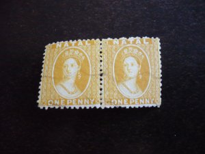 Stamps - Natal - Scott# - Used Pair of Revenue Stamps
