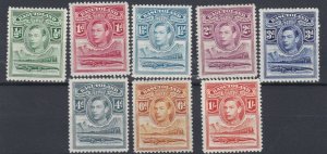 BASUTOLAND  1938  S G 18 - 25  VALUES TO 1/-  MH