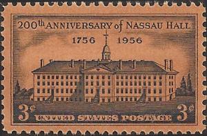 # 1083 MINT NEVER HINGED NASSAU HALL