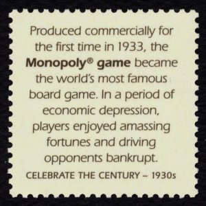 #3185o 32c Monopoly, Mint **ANY 5=FREE SHIPPING**