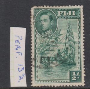 Fiji 1938 Definitives 1/2d Green Sc#117 Fine Used