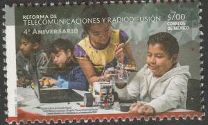 MEXICO 3056, Radio and Telecommunications Reform, 4th Anniv. MNH