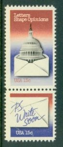 1809-1810 15c Letter Writing Fine MNH