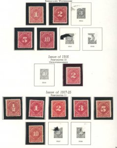 U.S. #MINT POSTAGE DUE SET/MIXED CONDITION 