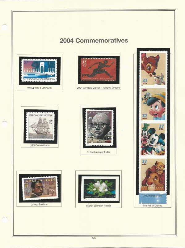 US Commemoratives 2004