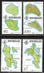 Seychelles Sc #487-490 MNH