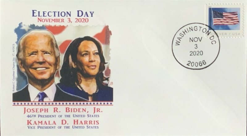 Graebner Chapter AFDCS Joe Biden Kamala Harris 11-3-20 Election Day Washington 