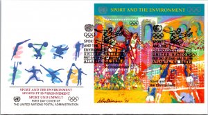 United Nations, New York, Worldwide First Day Cover, United States, Georgia