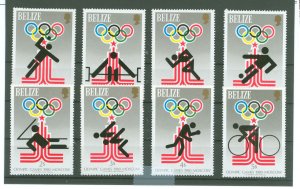 Belize #451-458  Single (Complete Set) (Olympics)